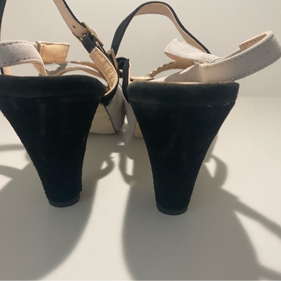 Sacha London Snake and Grey Suede Sling Back Shoes - Picture 7 of 10